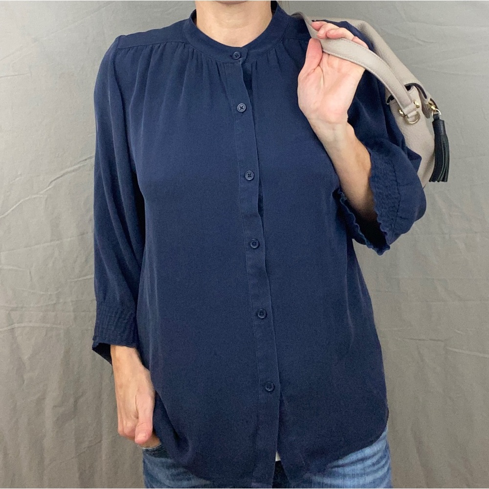 Alice + Olivia 3/4 sleeves long blouse